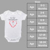 Personalised Our First Mother's Day Red Heart T Shirt
