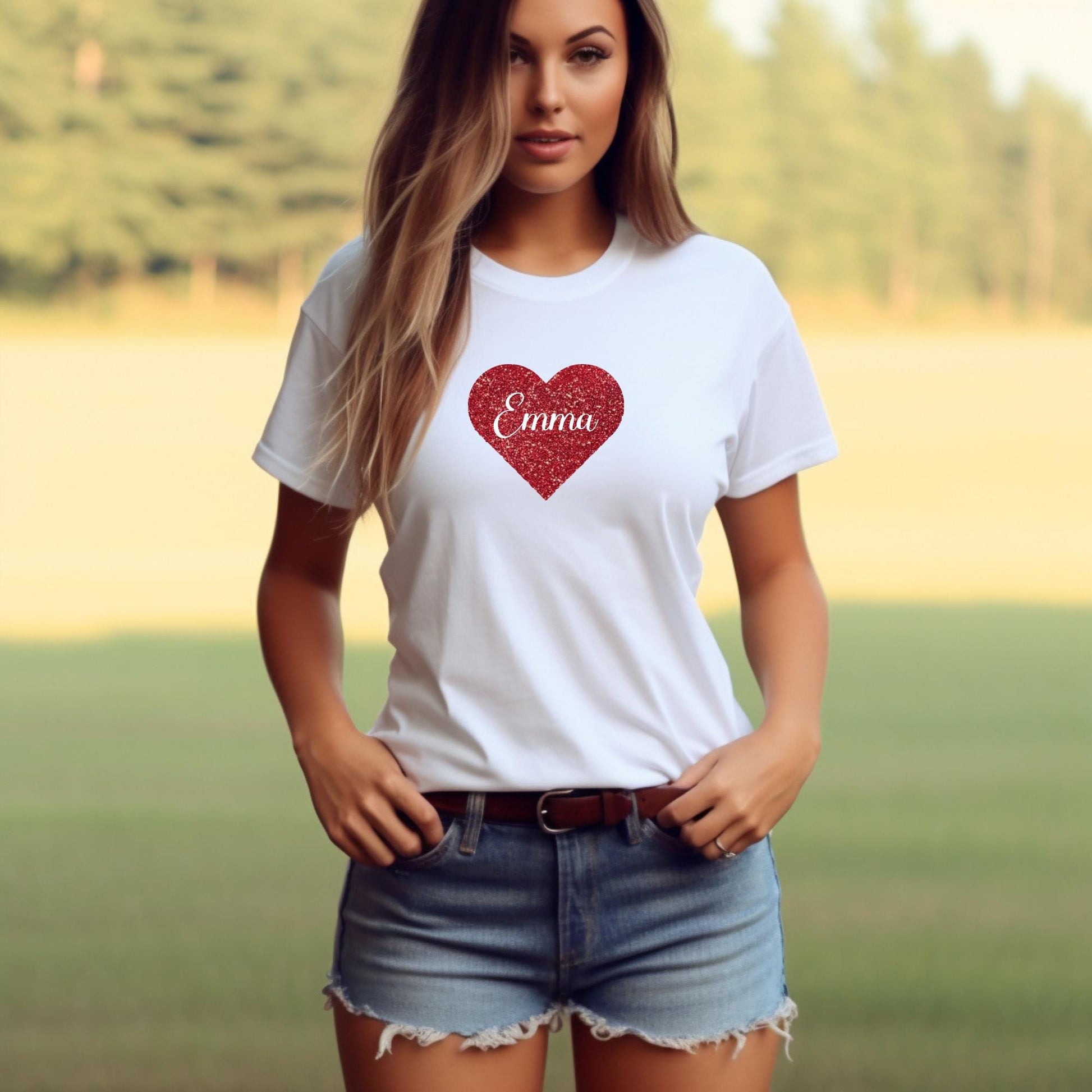 personalised red glitter heart shirt.jpg