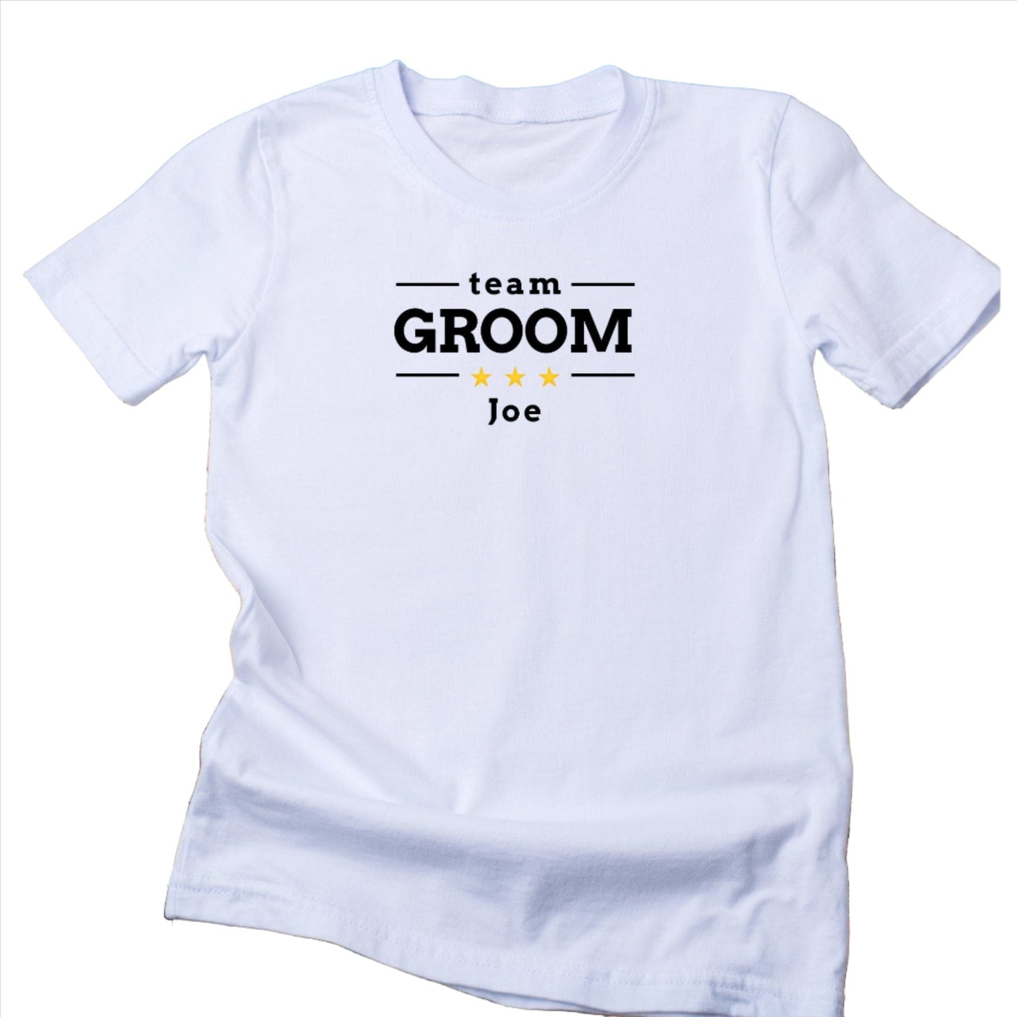 Personalised Team Groom T-Shirt - Groom Bachelor Party T-Shirt, Groom Squad & Groomsmen Wedding Party Tee, Perfect Groom Gift