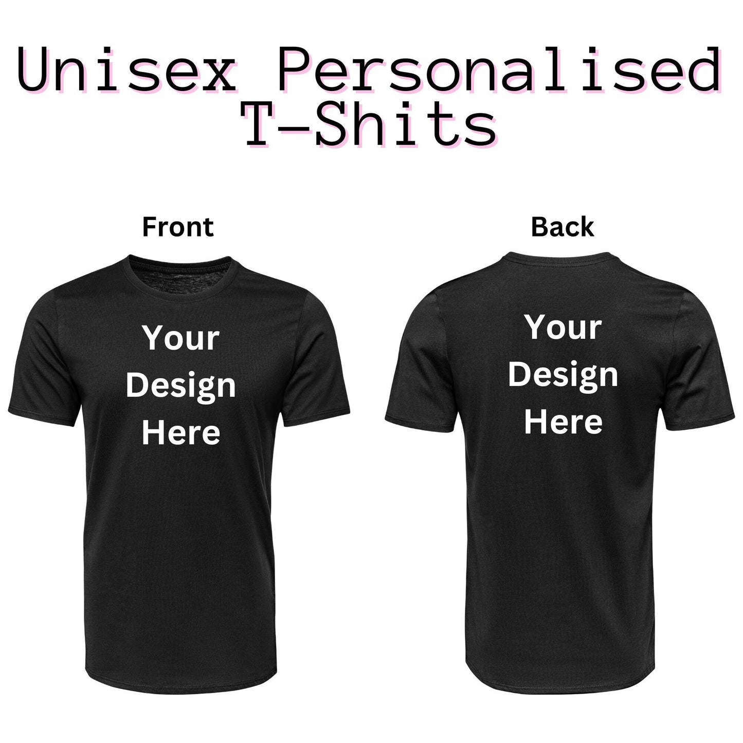 Personalised Unisex Adult T-Shirt