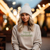 Unisex Merry Christmas Floral Sweatshirt