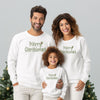 Unisex Merry Christmas Floral Sweatshirt