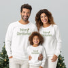 Unisex Merry Christmas Floral Sweatshirt