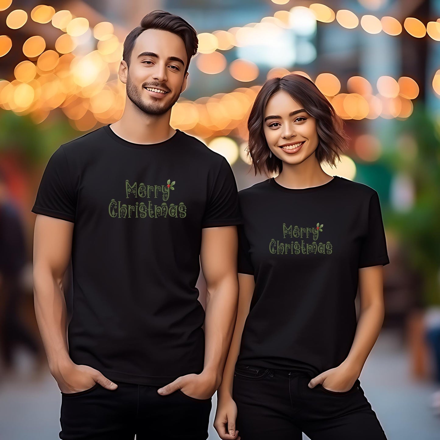 Unisex Merry Christmas T-Shirt – Festive Holiday Tee