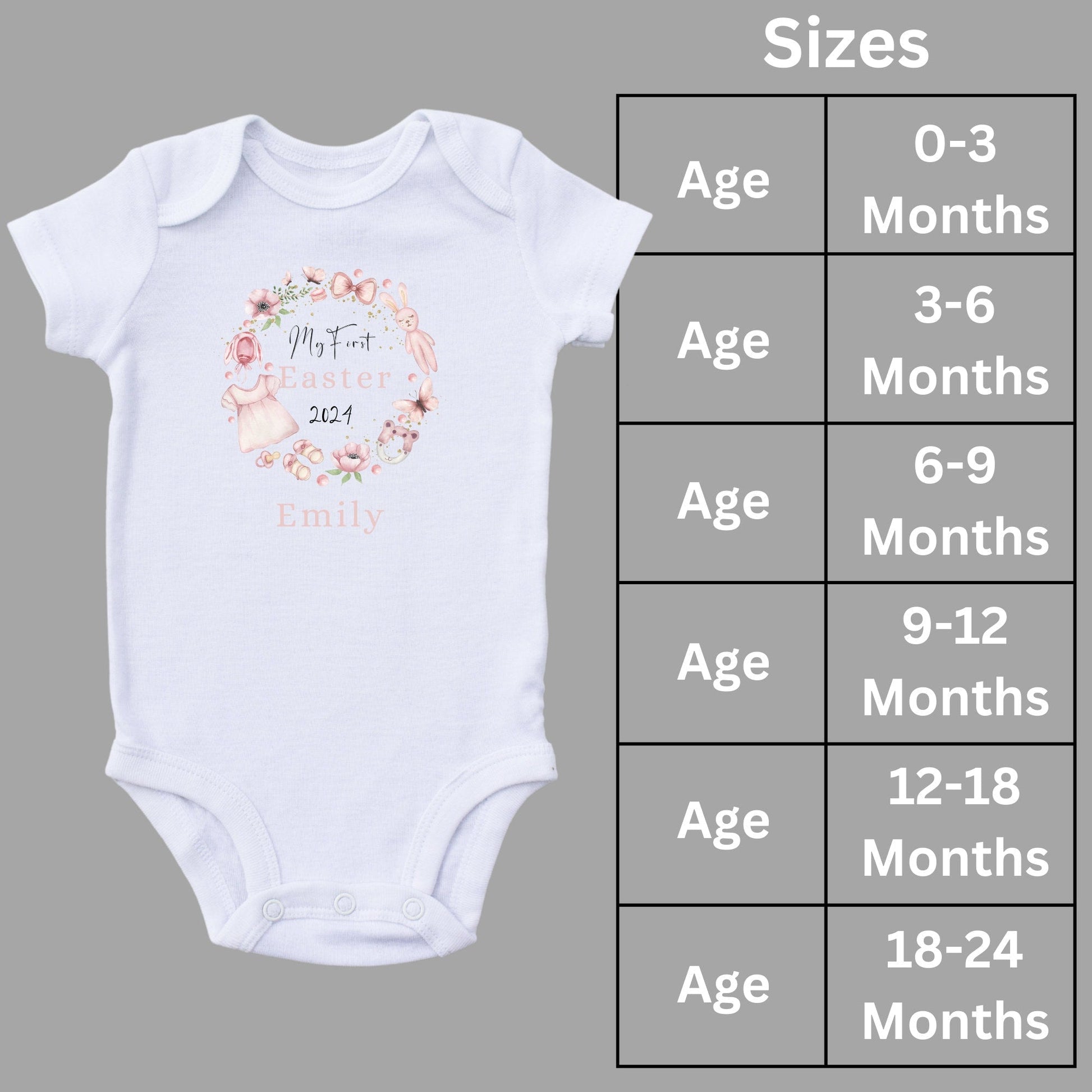 Babies Personalised My First Easter Vest