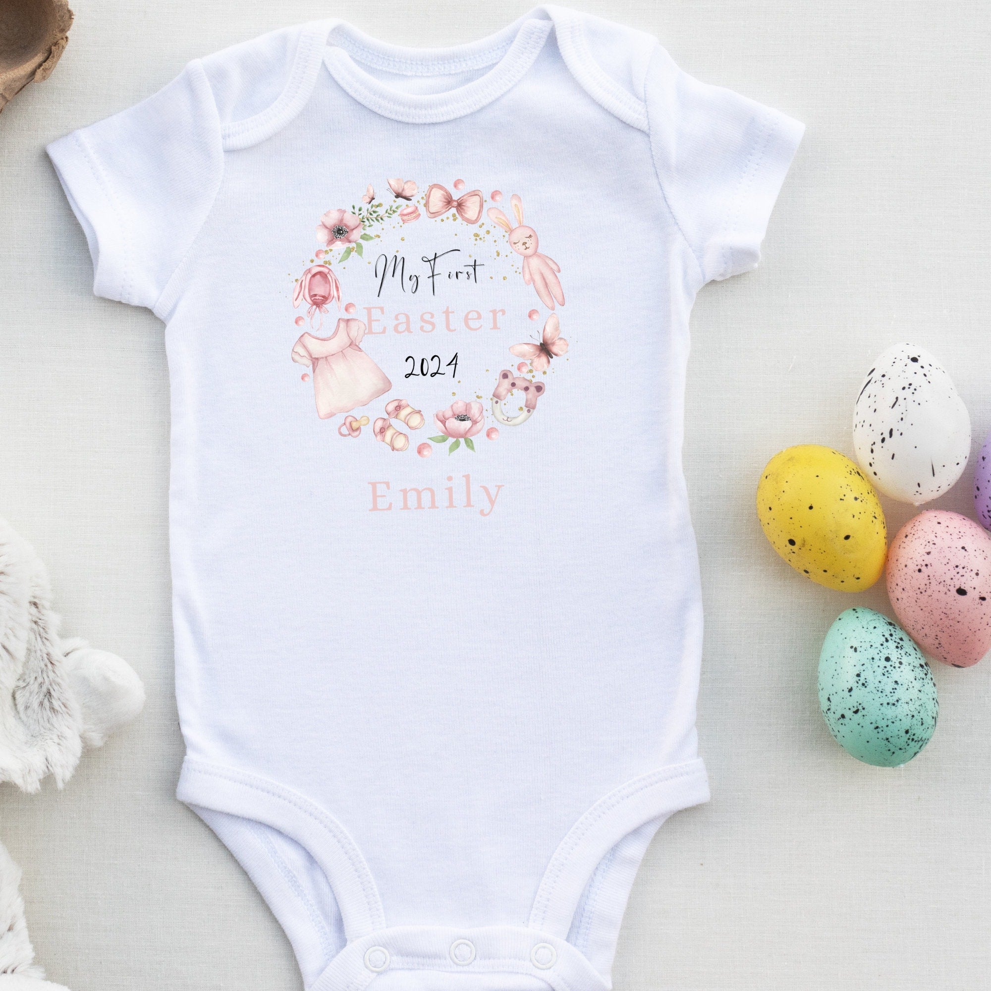 Babies Personalised My First Easter Vest