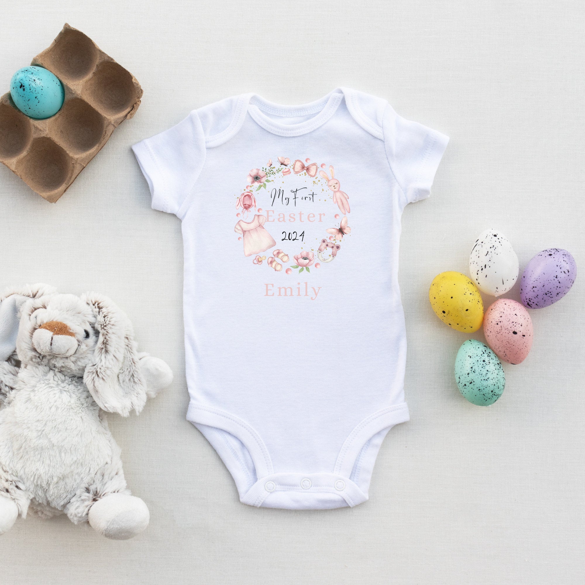 Babies Personalised My First Easter Vest