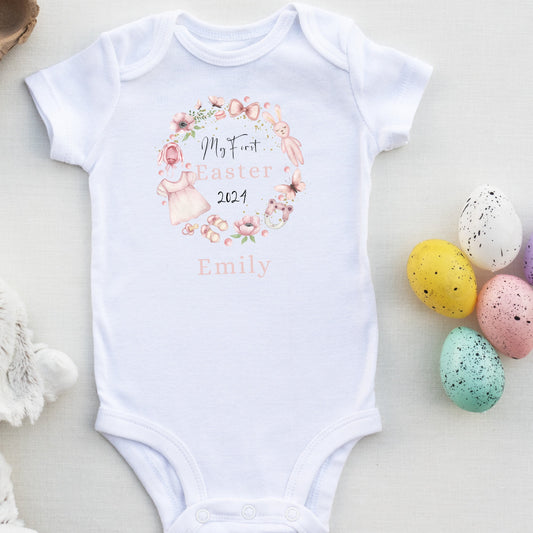 Babies Personalised My First Easter Vest