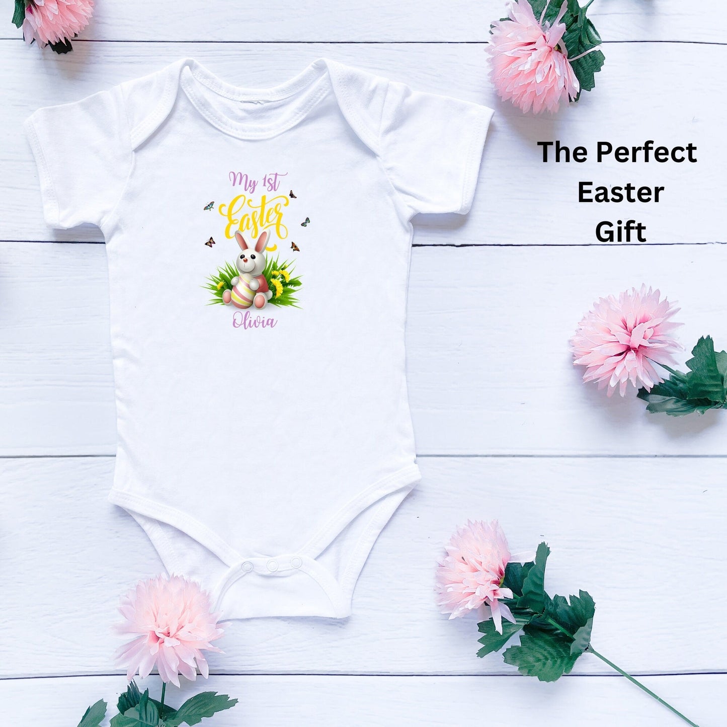 Personalised My First Easter Graphic Bodysuit