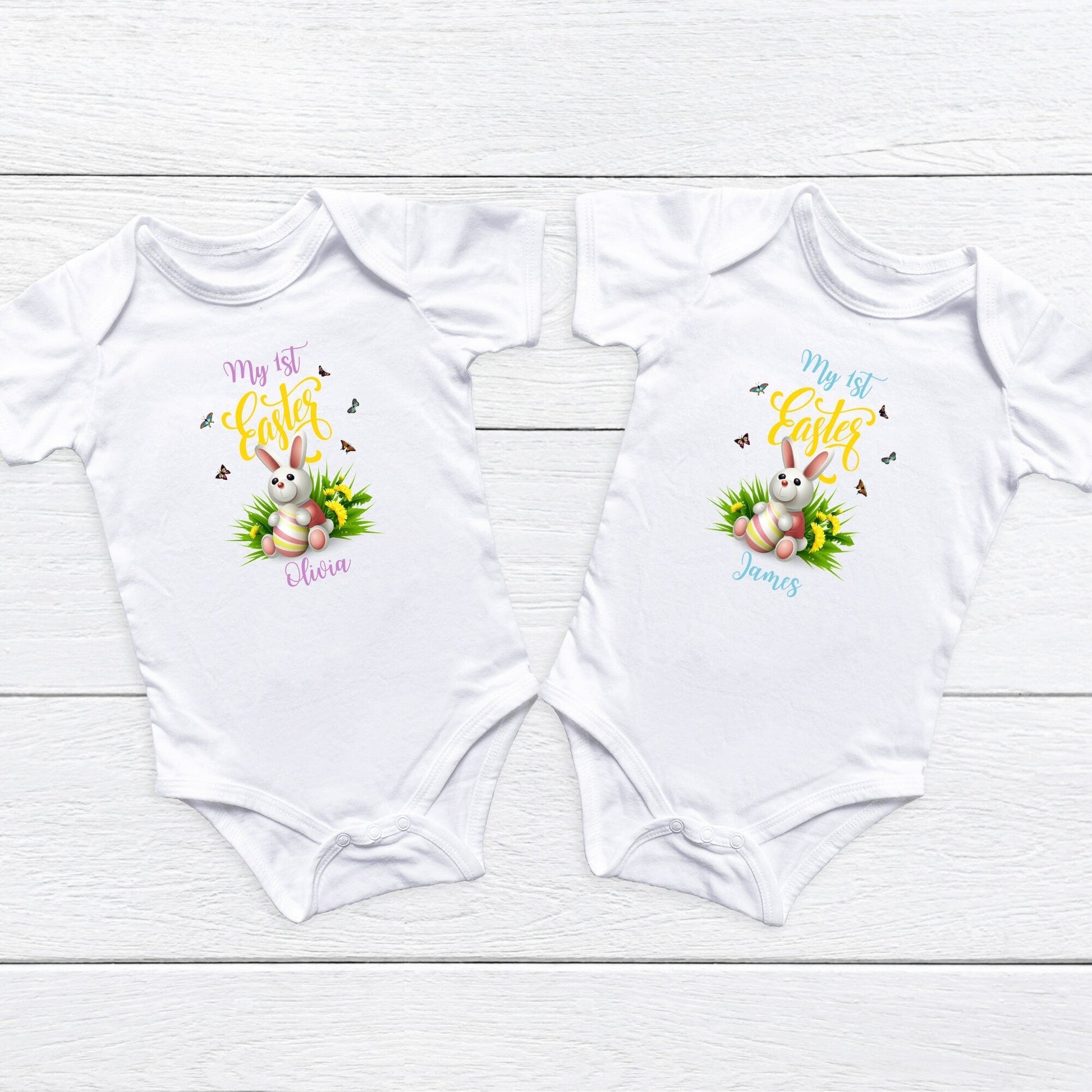 Personalised My First Easter Graphic Bodysuit
